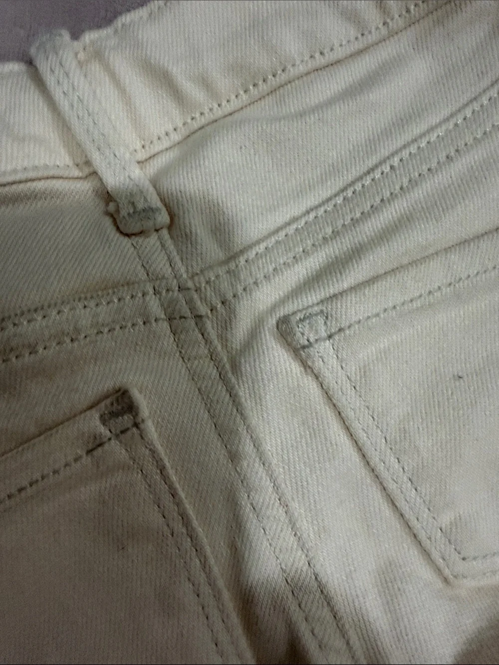 Old Navy Cream-Colored Skinny Jeans
